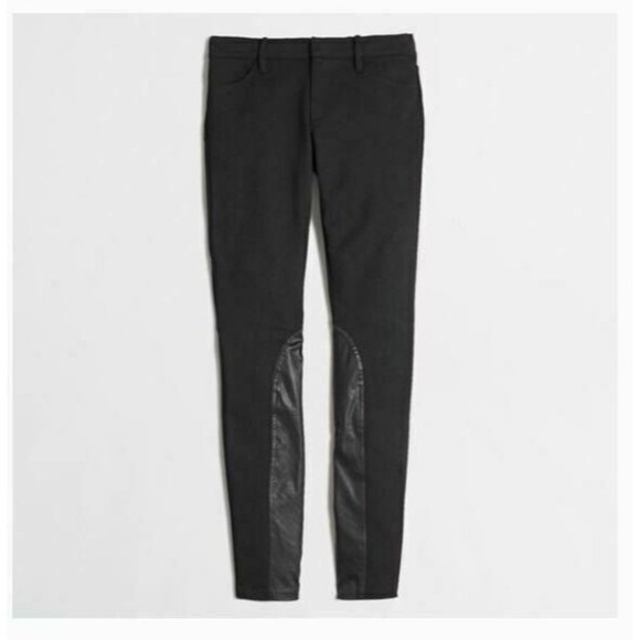 J.CREW Pants - J.CREW Gigi Jodhpur Pants Equestrian 4 Black Stretch Ponte Knit Skinny
